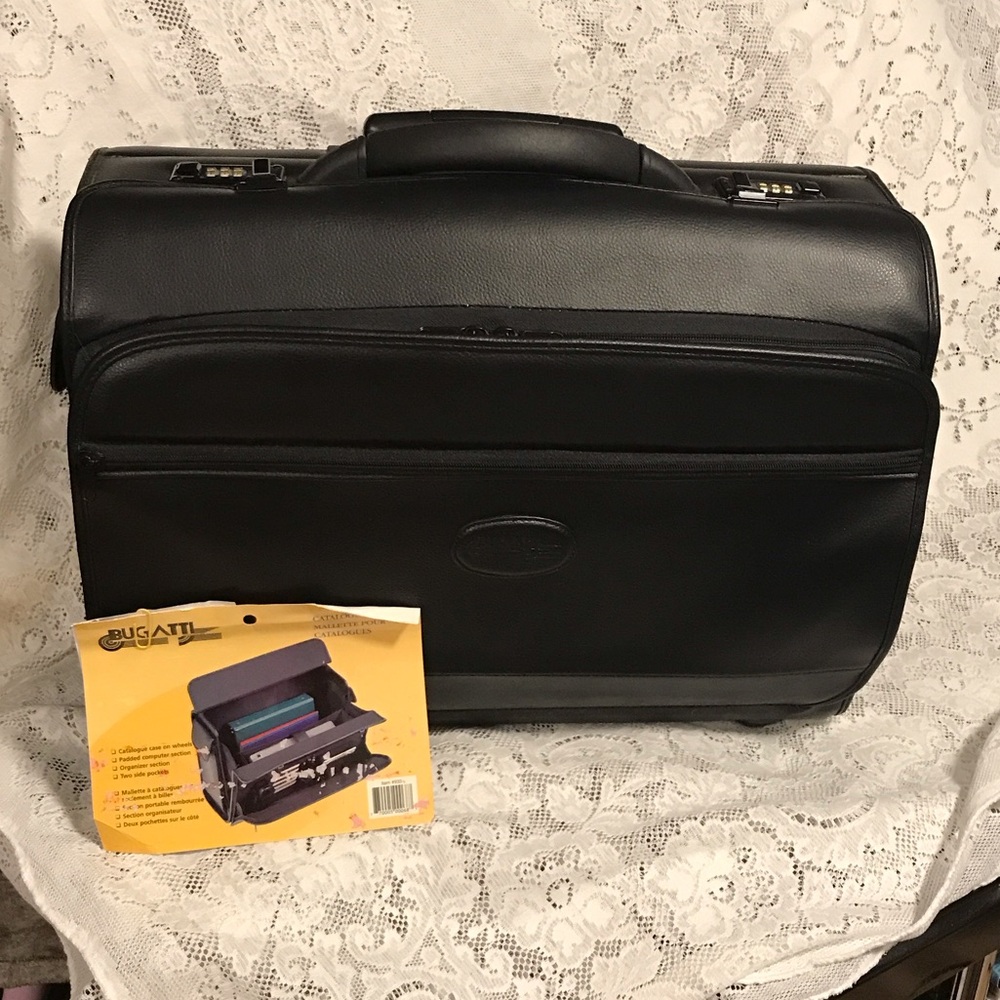 Bugatti Black Men's Briefcase